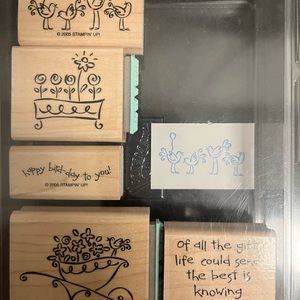 Stampin’ Up Love Ya Bunches retired set. 2005